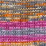 Démonstration tricotée de Move, laine à chaussettes d'épaisseur fingering de la marque Wool Addicts (Lang Yarns)