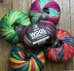 Pelote de Move, laine à chaussettes d'épaisseur fingering de la marque Wool Addicts (Lang Yarns)