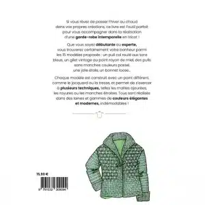 Livre Je tricote des pulls, vestes et gilets, Lang Yarns et Marie Claire.
