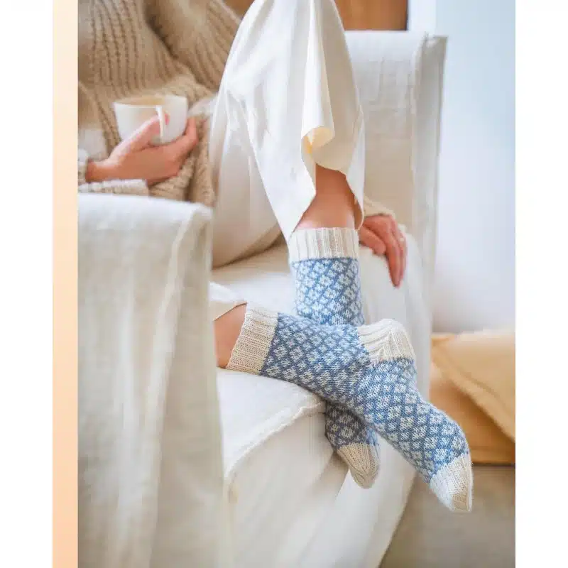 Je tricote des chaussettes confortables et tendances Frederique Alexandre Lang Yarns