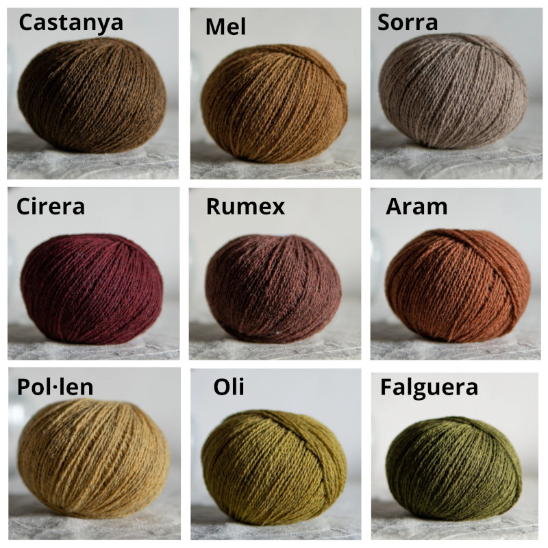 Tarayuela_kit_coloris_pastoreta_01 Kit gilet Tarayuela en Pastoreta - Lanae Tricot – Image 3