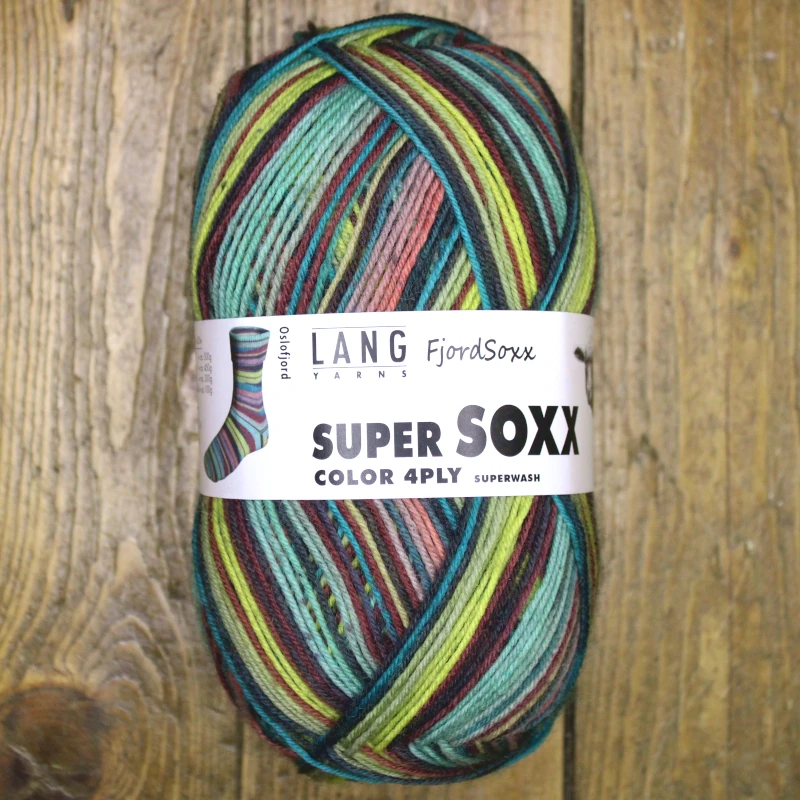 Lang-Yarns_Super-soxx-color-4ply-Fjord_901.0536 Super Soxx 4 ply - Fjord - Lang Yarns – Image 1
