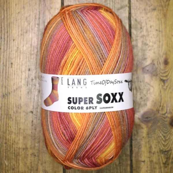 Super Soxx Color 6 ply - Time of Day Soxx - Lang Yarns – Image 2