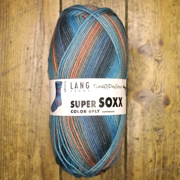 Super Soxx Color 6 ply - Time of Day Soxx - Lang Yarns – Image 1