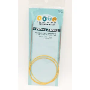 Aiguilles circulaires fixes 80 cm - You Knit To Learn